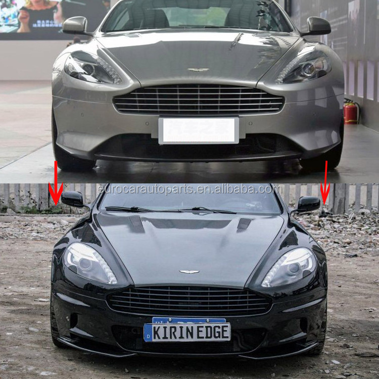 For Aston Martin body kit fit for DB9 to DBS kind front bumper over fender front lip DBS parts FRP and Carbon