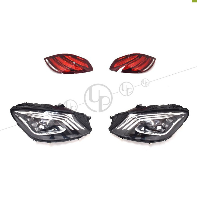 S Class Car LED Headlight Taillight For W222 2014-2017Year S400 S500 S350 S63 Head Lamps Back Lights W222 Car Upgrade Light