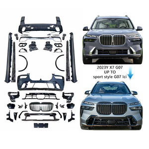 Latest 2023y X7 G07 lci sport style car bumpers body kit auto body parts system accessories with headlights for BMW 2023y X7 G07