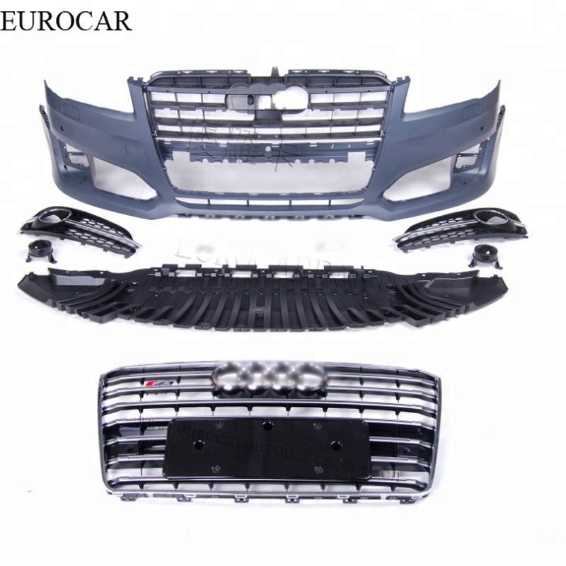 car exterior bumper for A8 to S8 style body kit updated to S8 car bumper