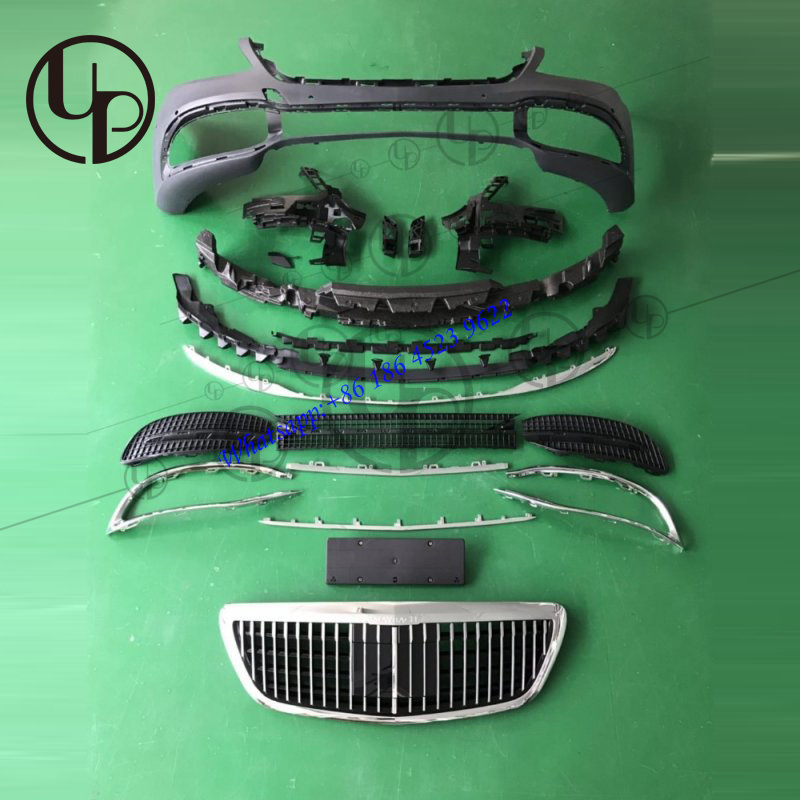 2014-2019Year S Class Front Bumper Grille W222 Upgrade Body Parts For S63 S500 S400 S550 Car Bumpers W222 S680 Body Kit