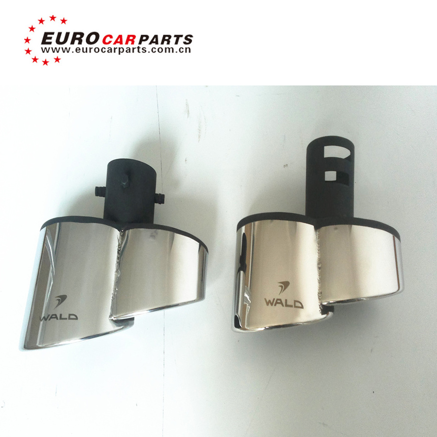 CLS63 W218 W style stainless steel muffler tips fit for CLS class w218 C218 CLS300 CLS350 exhaust pipe