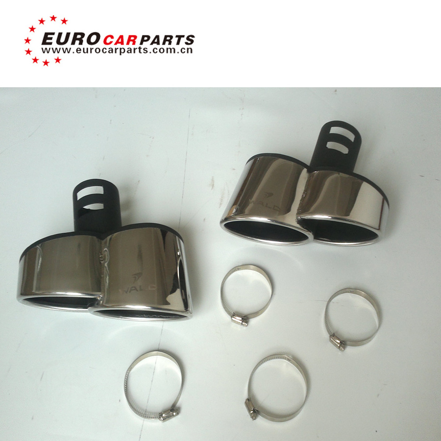 CLS63 W218 W style stainless steel muffler tips fit for CLS class w218 C218 CLS300 CLS350 exhaust pipe