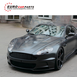 old Aston Martin DB9 to new DBS style body kits Aston Martin DBS front bumper fender ducts and front lip Aston Martin DB9