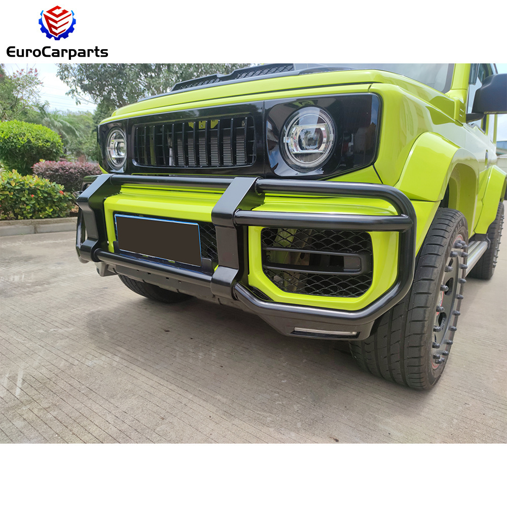 Front Guard For 2018 Year - Jimny JB74 G63 Front Protection Guard Stainless Steel Bull Bar Car Accessories Auto Tuning Parts