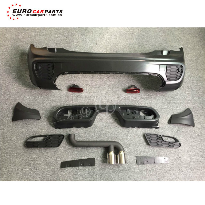 MiNi COOPER F55/56 to JCW style body kit for F55/56 2013-2021 year PP material complete body kit face lift front and rear bumper