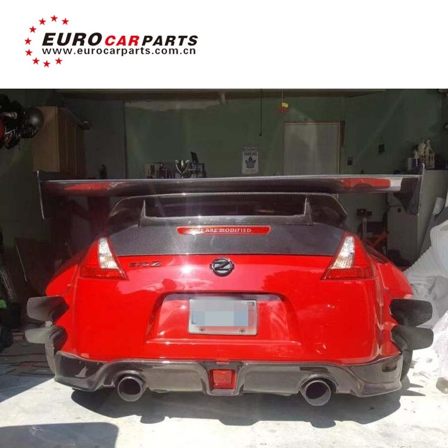 GTR R35 carbon finber rear wing for GTR R35 to LB work style LB performance rear spoiler for GTR carbon finber rear bumper