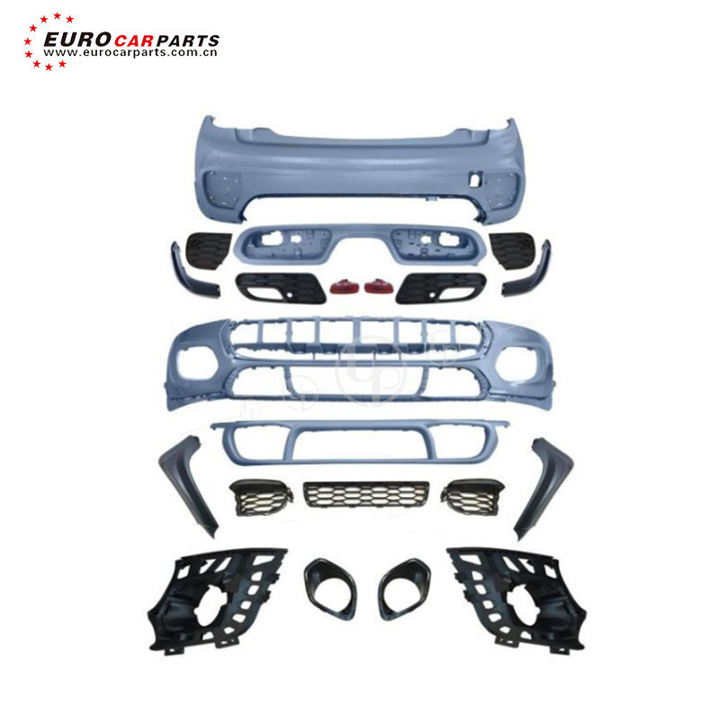 MiNi COOPER F55/56 to JCW style body kit for F55/56 2013-2021 year PP material complete body kit face lift front and rear bumper