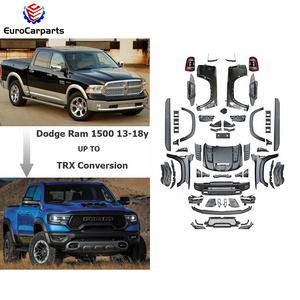 TRX Conversion body Kit For Dodge Ram 1500 2013-2018 year car accessories car tuning parts car bumper hood