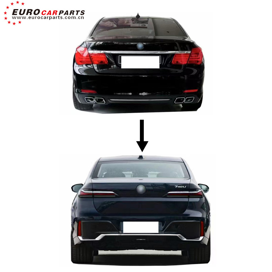 7 SERIES F02 TO G70 MP 2023 STYLE BODY KIT FOR 2009-2015 BUMPER HEAD LIGHT LED SIDE SKIRT FACELIFT 7S F02 TO G70 CAR BUMPERS