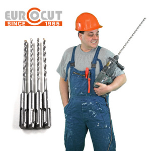 EUROCUT High Quality  Concrete Hammer  Drill Bit  SDS Plus Flat Tip Drill Bit