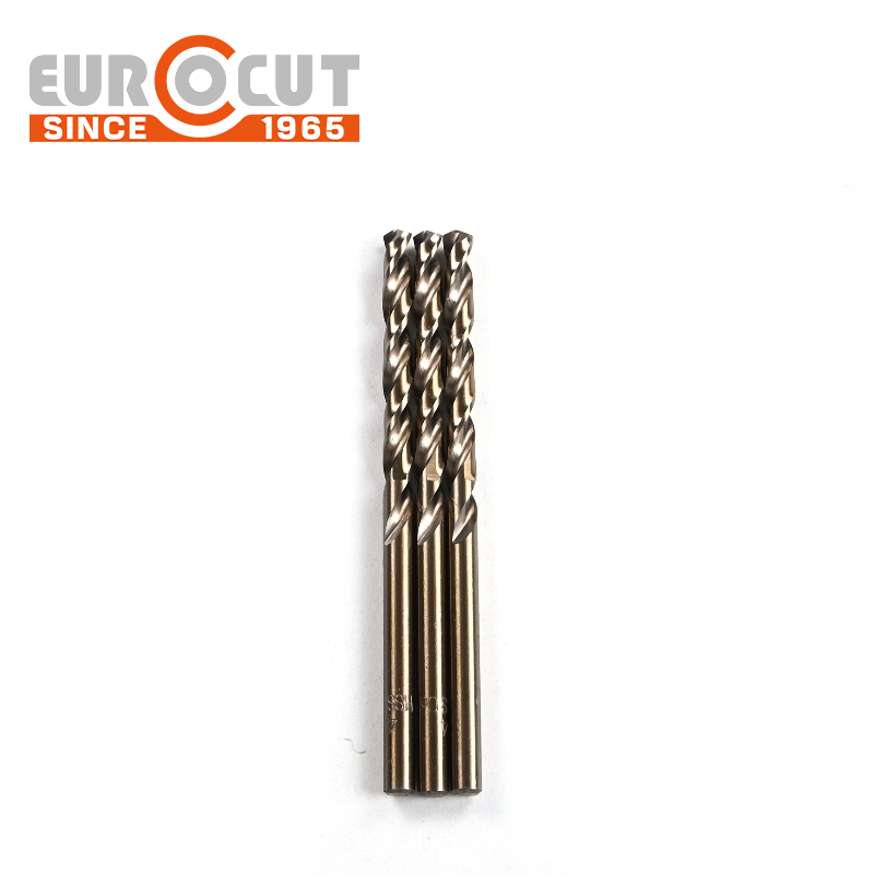 EUROCUT M35 Din338 HSS Hole Drill Bit Kit Amber High Speed Steel Drill Bits 10pcs Set