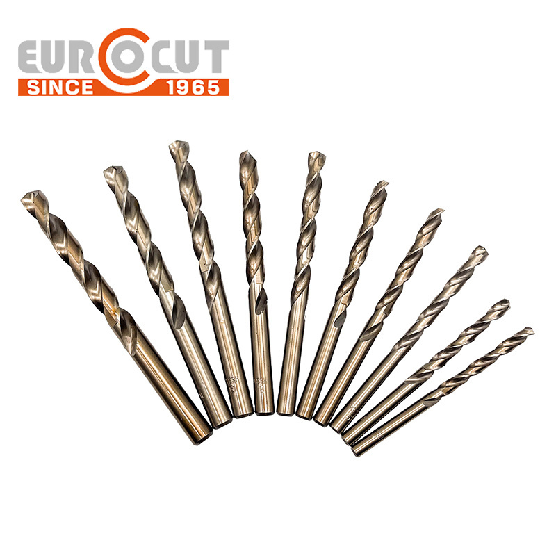 Din338 Jobber Length hss drill bit M35 Hss Cobalt Drill Bit For Stainless Steel Metal Drilling