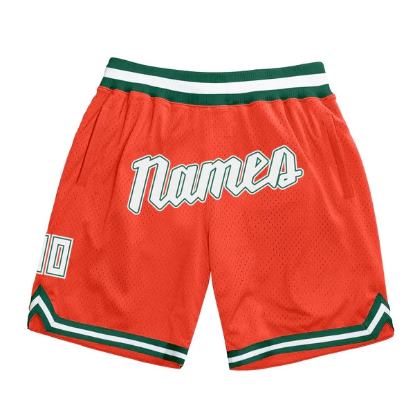 Basketball Mesh Shorts with custom Logo Embroidered  with custom Ribbing stripes Shorts For Men baseball mesh shorts