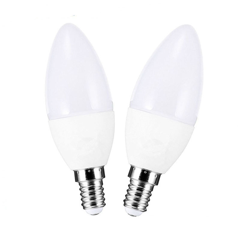 E14 LED Lamp Indoor Warm Cold White Light 5W LED Candle Bulb Home Decor Chandelier Led Light Bulb