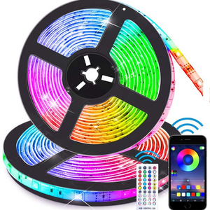 10M Flexible Self Adhesive RGB Color Changing 5050 LED Neon Tape Lights for Bedroom Home Led Strip Light