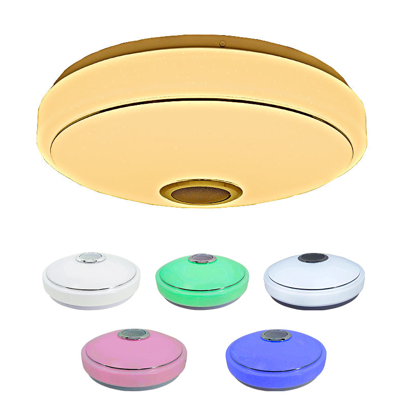 Nordic Style Smart Home LED Ceiling Light RGB Dimming APP Control European Design Living Room Bedroom Hotel Restaurant Plastic