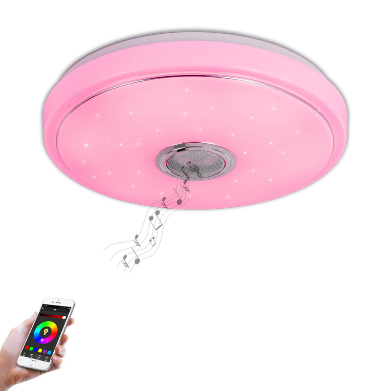 Nordic Style Smart Home LED Ceiling Light RGB Dimming APP Control European Design Living Room Bedroom Hotel Restaurant Plastic