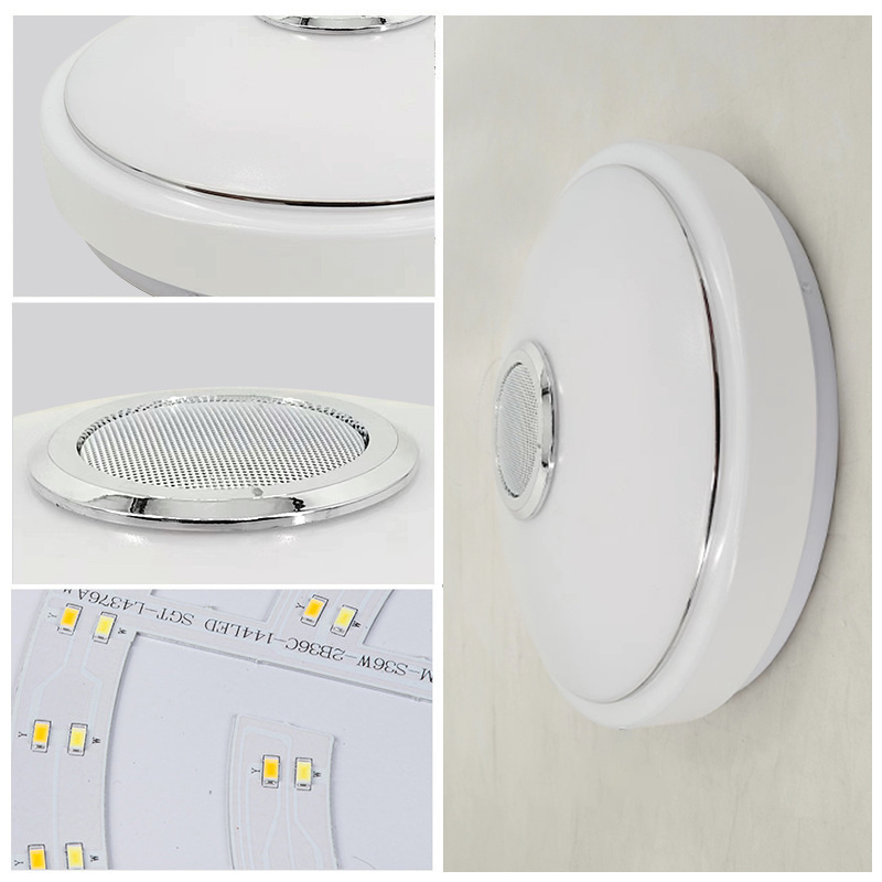 Nordic Style Smart Home LED Ceiling Light RGB Dimming APP Control European Design Living Room Bedroom Hotel Restaurant Plastic