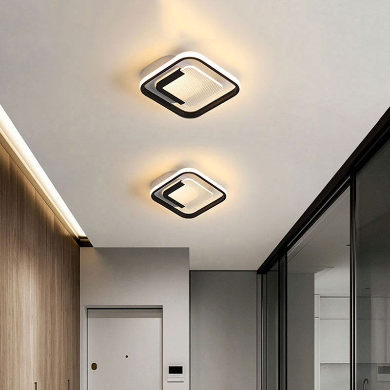 Fashion Square LED Ceiling Light For Living Room Bedroom Kitchen Indoor Light Ceiling Lamp