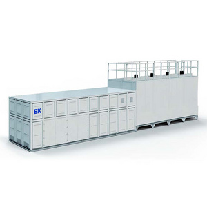 Euroklimat Air cooled screw water chiller central air-conditioning Integrated Chiller Plant