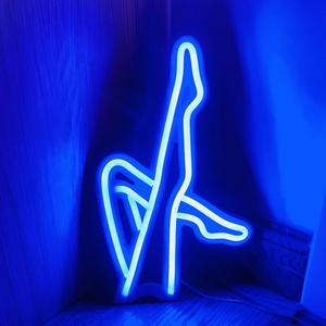 Led Neon Sign Back Light Dancing Legs Sunrise Cloud Moon Star Hand Hello for Party Wedding Decoration Xmas Gift Kid's Toy Animal