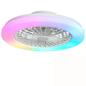 72W Super Bright  APP RC Alexa LED Smart Ceiling Fan Light For Bedroom Living Room Hotel Apartment Villa