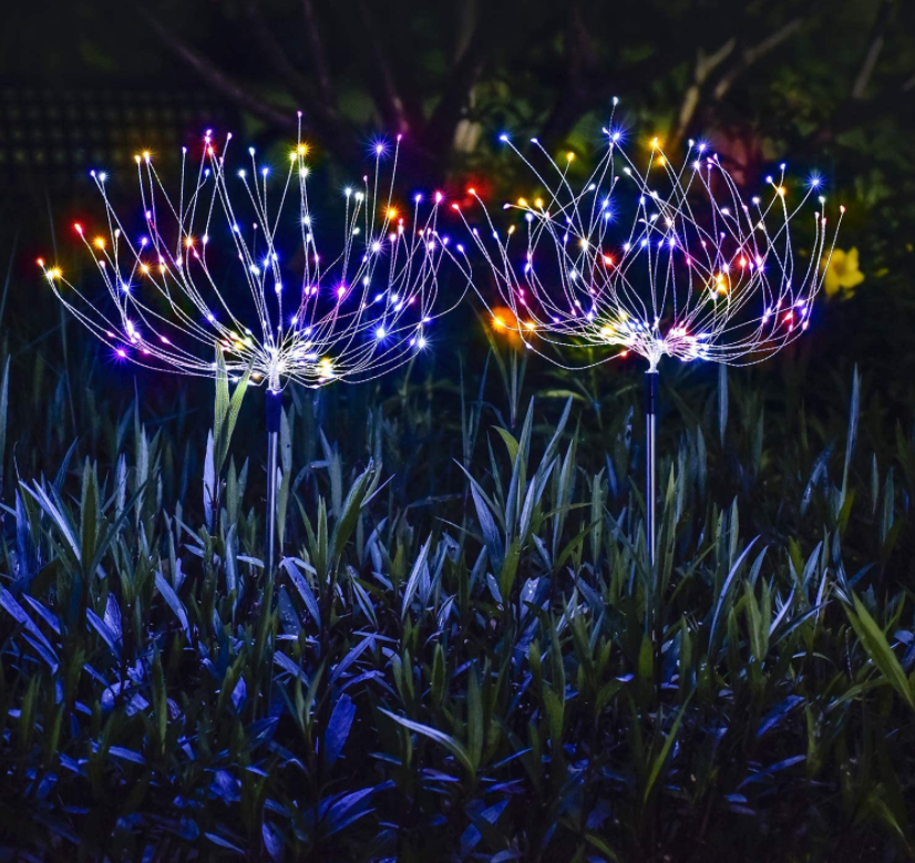 90Led Outdoor Solar Garden Decorative Light 90LED String Landscape Light Fireworks  Light Party Holiday Christmas