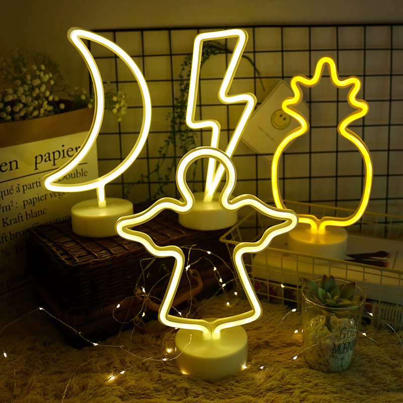 Led Fancy Multiple Styles Neon Sign Light For Decoration Wedding Holiday Party  Gift Night Ambient Light