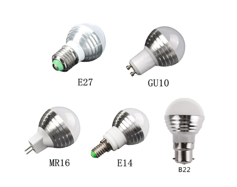 RGB Remote Control Bulb Light E14 E27 LED Colorful Bulb Light 3W Smart Dimming Color Changing Home Decoration Lighting