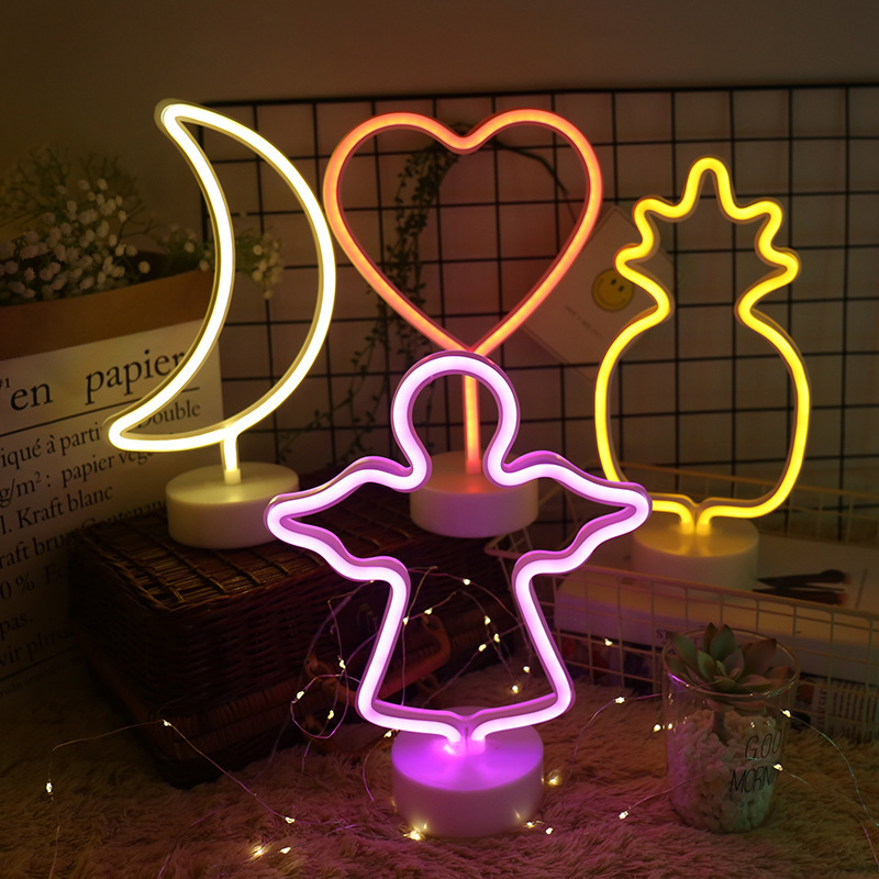 Led Fancy Multiple Styles Neon Sign Light For Decoration Wedding Holiday Party  Gift Night Ambient Light