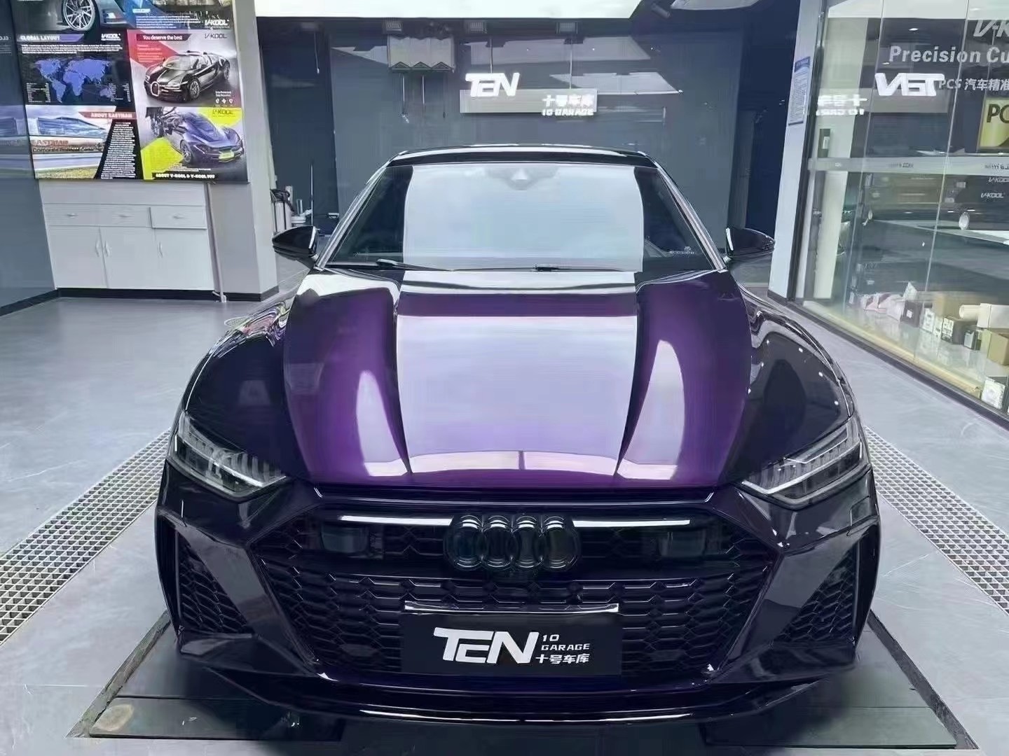 Euromaster car vinil adhesivo para auto wrap nynil midnight purple vinyl wrap inozetek supergloss metallic vinyl wrap