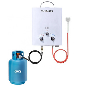 Factory Wholesale Selling 5L 6L Portable Camping LPG Gaz Geyser  RV High Quality Natural Gas Tankles Water Heater