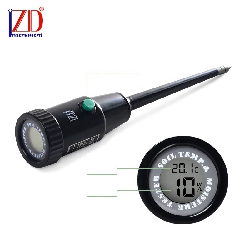 Speedy  high quality digital soil Temperature and moisture humidity sensor meter