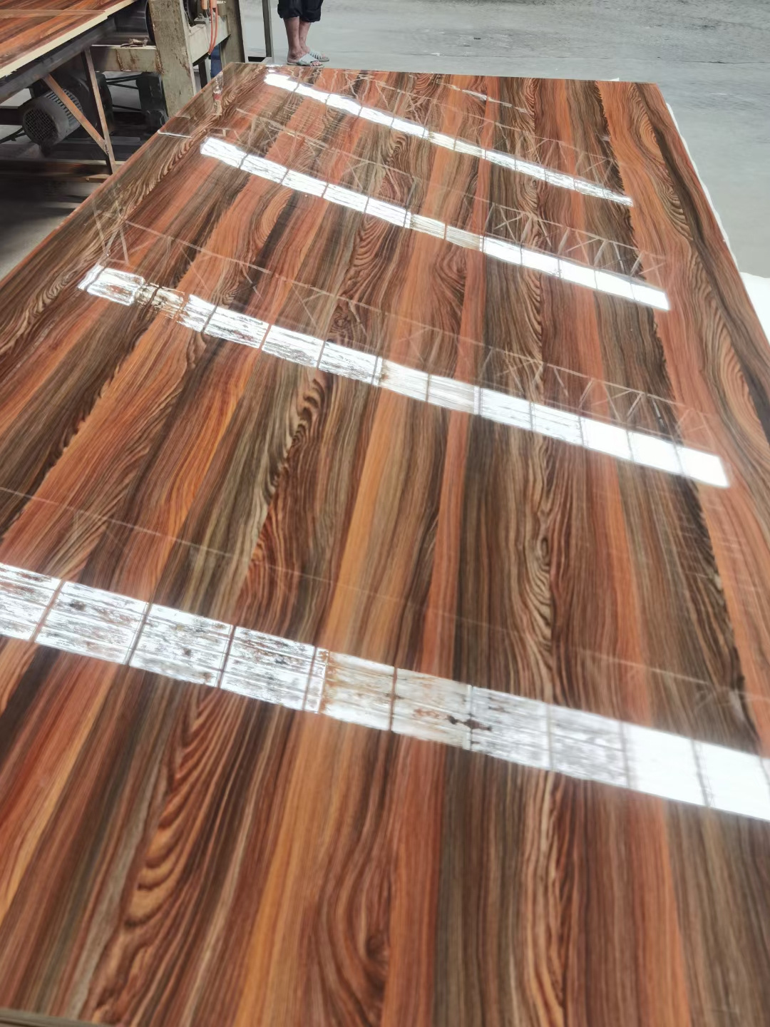 3mm  5mm to 18mm wood grain melamine faced laminated plywood and chip MDF board for africa market