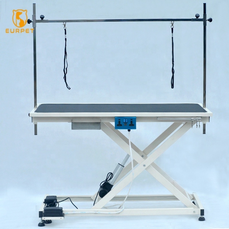 EURPET Dog Cat Electric Used In Grooming Shop Salon Pet Lifting Grooming Table