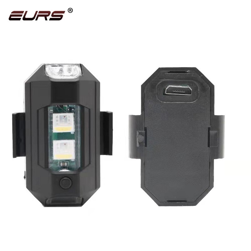 Motor USB charging strobe 2led light night model remote control car warning lamp accessories motorcycle drone aircraft lights