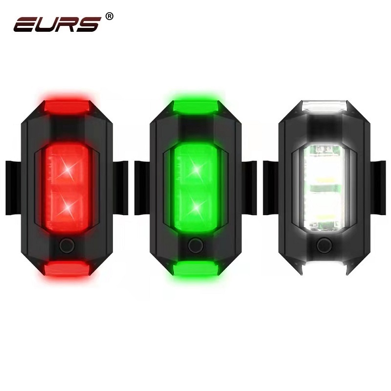 Motor USB charging strobe 2led light night model remote control car warning lamp accessories motorcycle drone aircraft lights