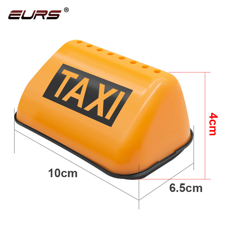 EURS LED lighter charge taxi light 12V car overhead lights taxi License plate lamp rubber magnet style of paste