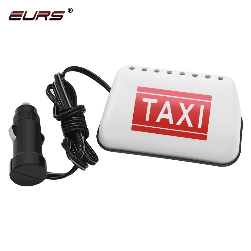 EURS LED lighter charge taxi light 12V car overhead lights taxi License plate lamp rubber magnet style of paste