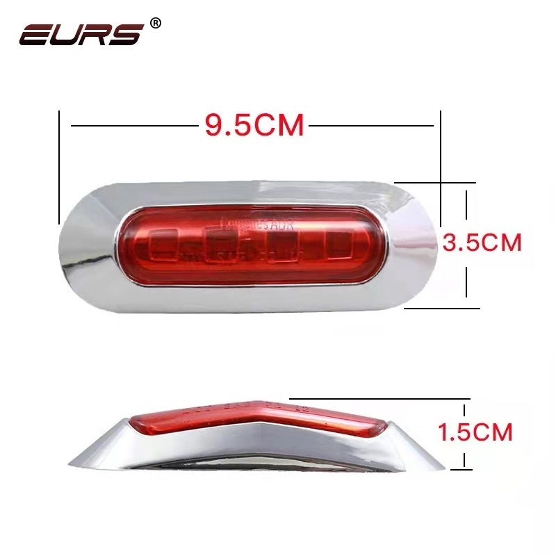 EURS motorcycle taillight 12V 5W truck led tail light 192 led Truck Trailer Lamp