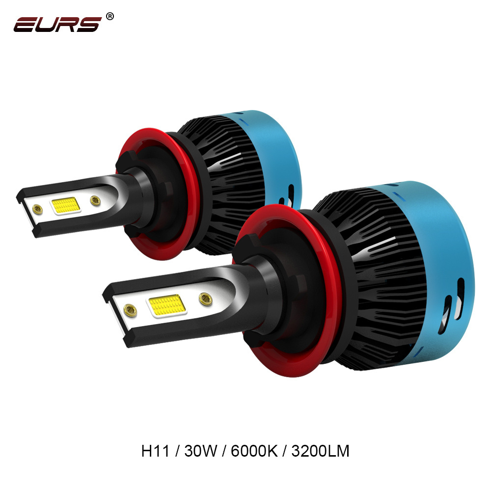 Eurs New LED head lights auto lamp H4 12v car led h7 bulbs light H7 led h11 headlamp C6X