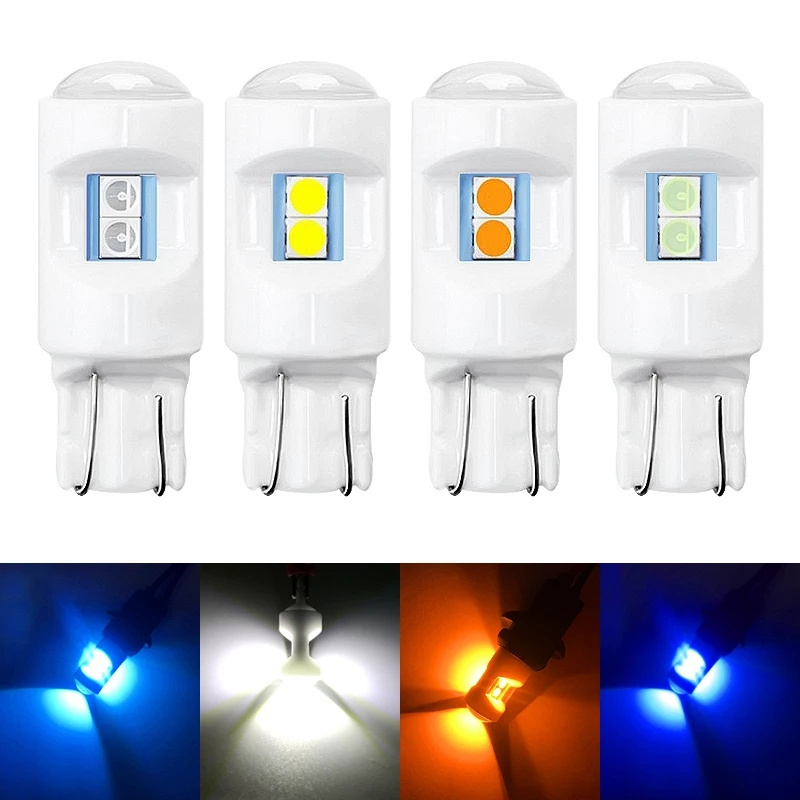 EURS T10 w5w LED car interior light 194 led 3030 SMD Reading lamp bulb ceramics lamp dome light License Light Bulbs