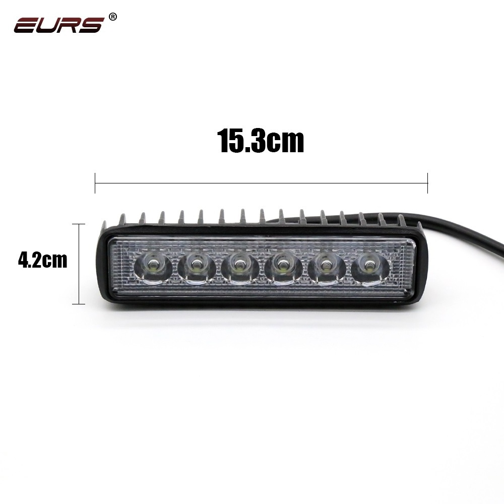 EURS auto car lens spotlight 18W Wholesale Truck Accessories Led Car Light 18w mini led work light high brightness