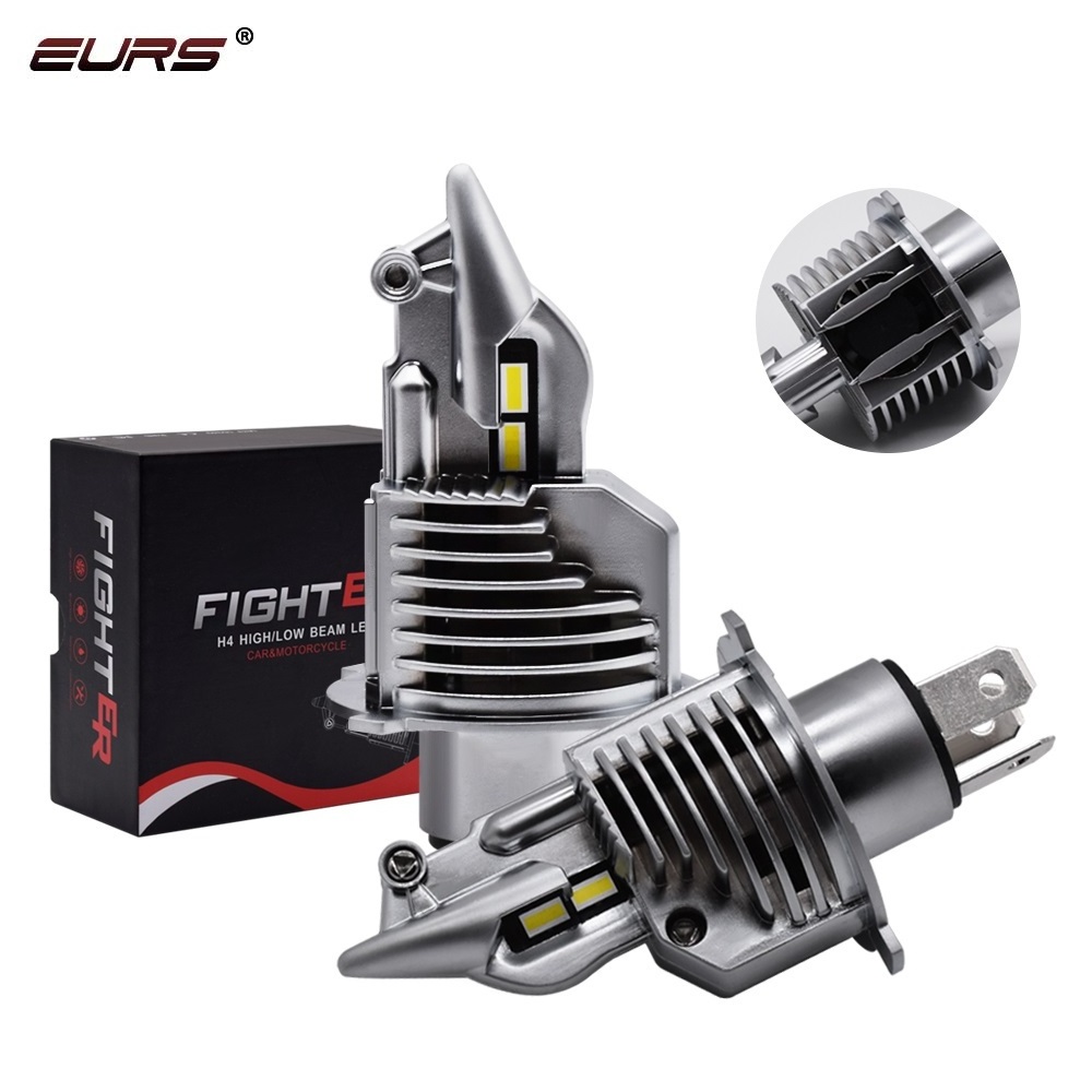 EURS Fighter led headlight WX H4 the brightest light in the market 11600lm 70w bulb small size headlight car led lamp