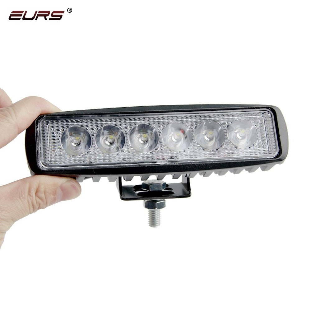 EURS auto car lens spotlight 18W Wholesale Truck Accessories Led Car Light 18w mini led work light high brightness