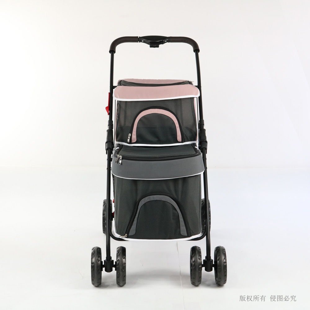 Factory wholesale hot selling customized luxury dog pet carrier jogger pet stroller