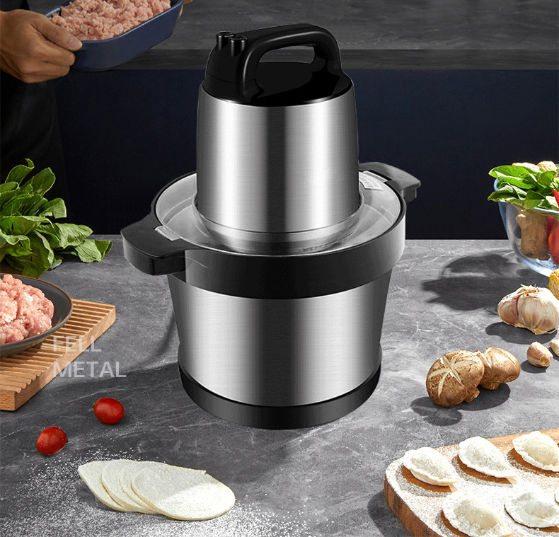 OEM Professional Chopper Meat Grinder 6L 300W Stainless Steel Electric Multifunctional Food Processor electric food chopper