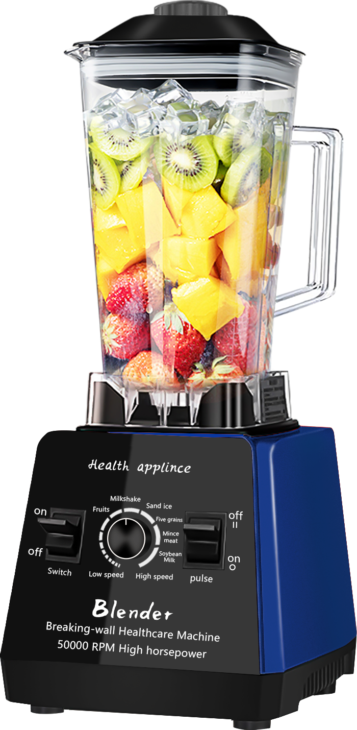 High Speed Wall Breaking Machine commercial industrial blender heavy duty for smoothie With 2 Cups 2 In 1 Silver Crest Blender