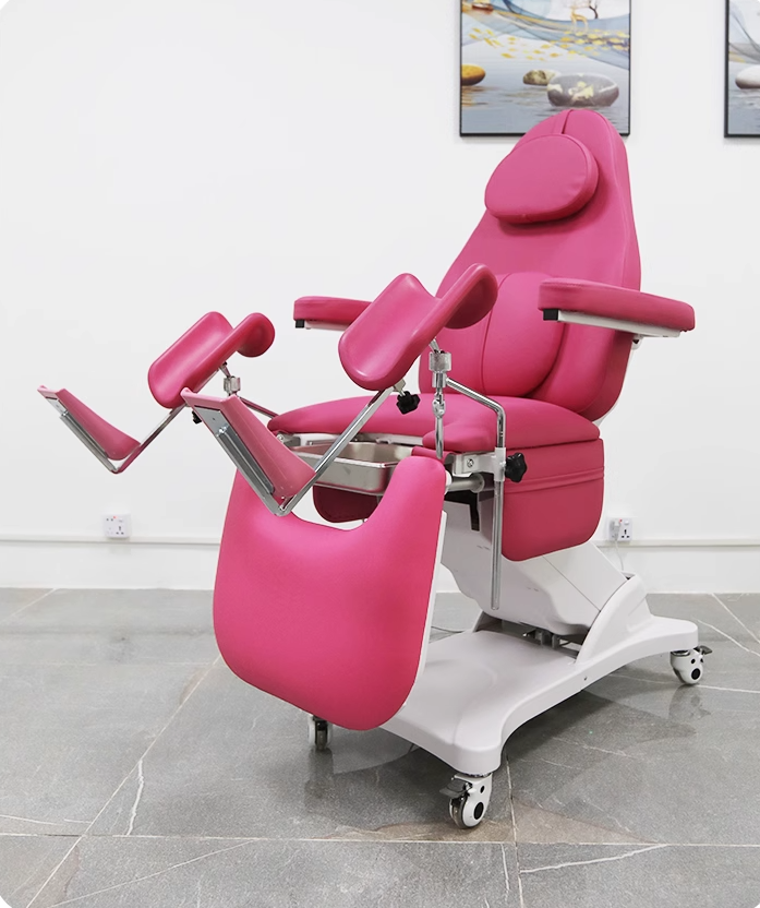 EU-HC610 New beauty Private Examination Gynecology Electric Chair 3 Motor gynecological examination and treatment bed